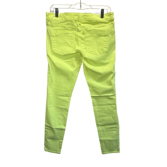 Flouresant Yellow Skinny Jeans. Size 8 - Picture 5 of 11